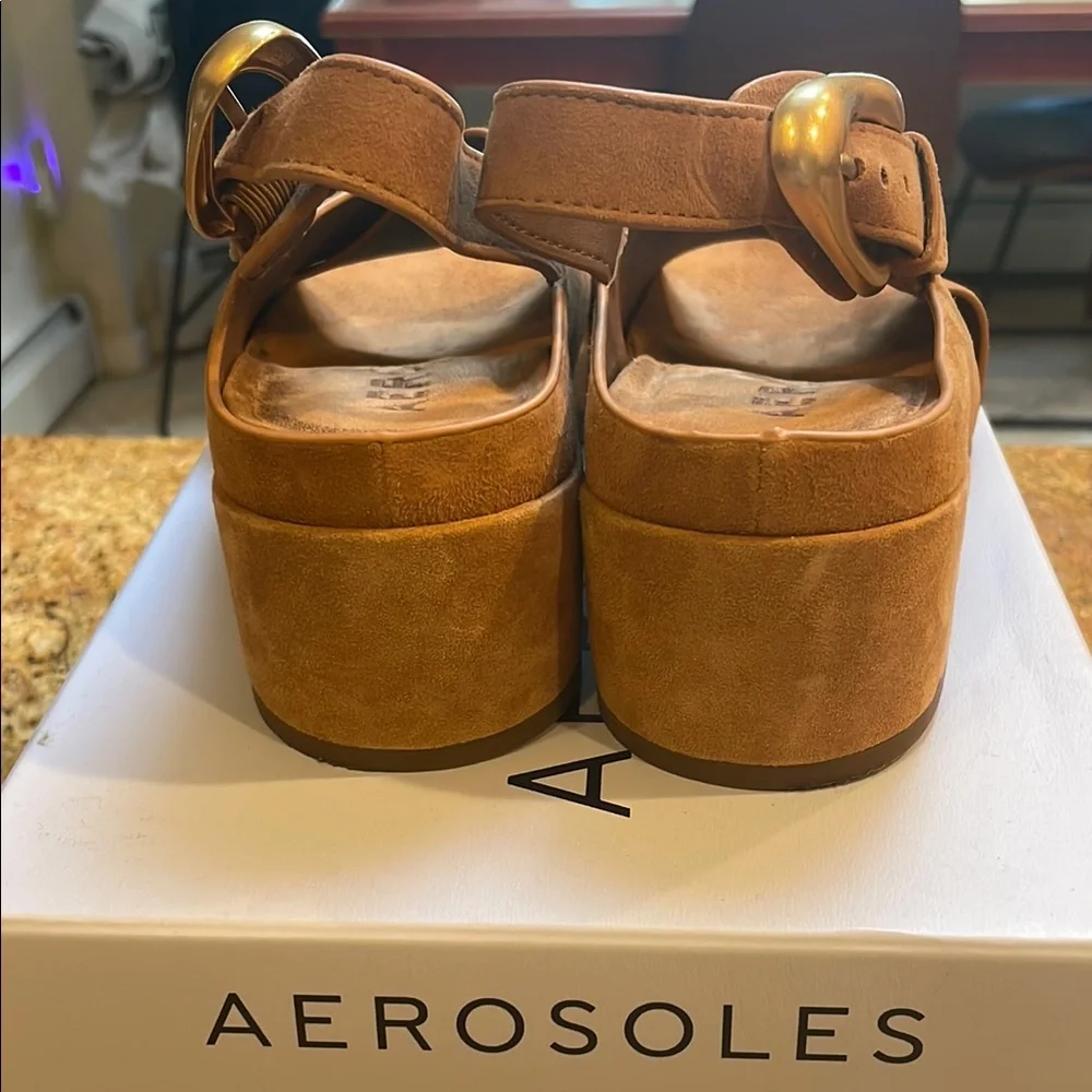 Aerosoles Chrystie Block Heel Sandals Size 6 - Picture 5 of 6